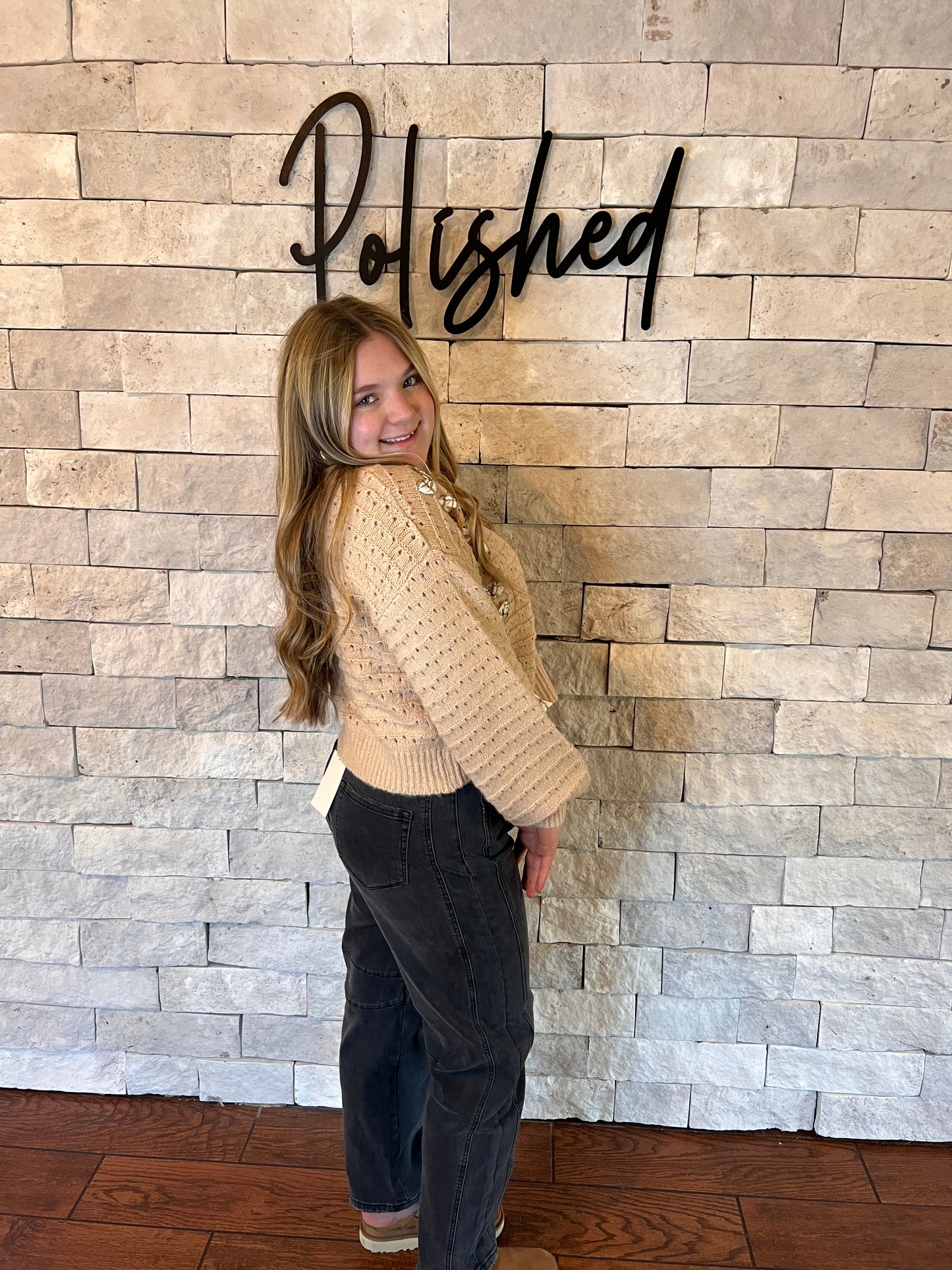 Charcoal Barrel Jean