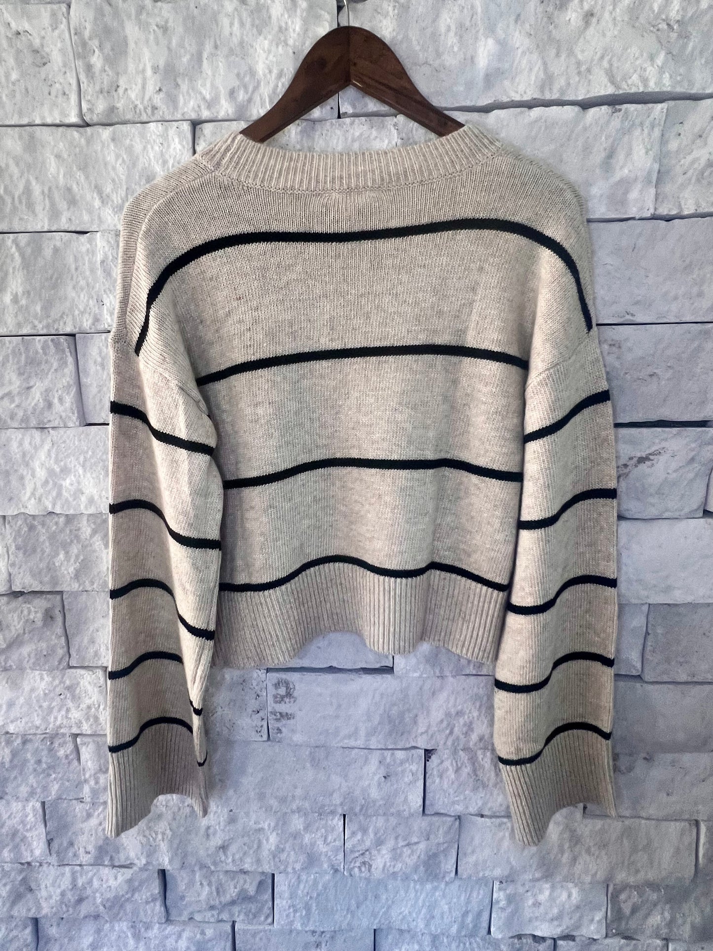 Onyx Striped Sweater