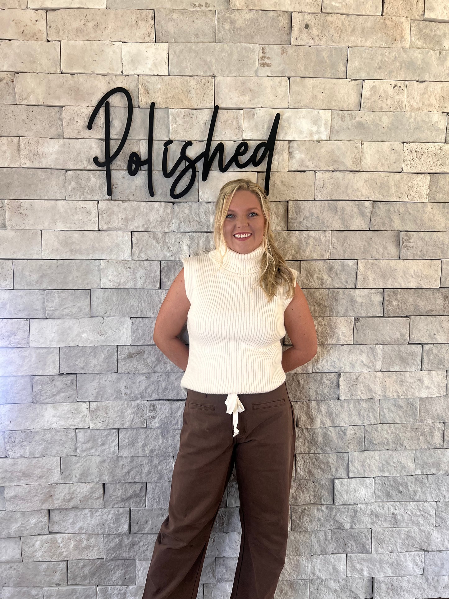 Chestnut Curve Barrel Jeans