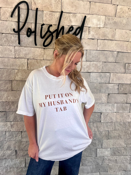 Husband's Tab T-shirt